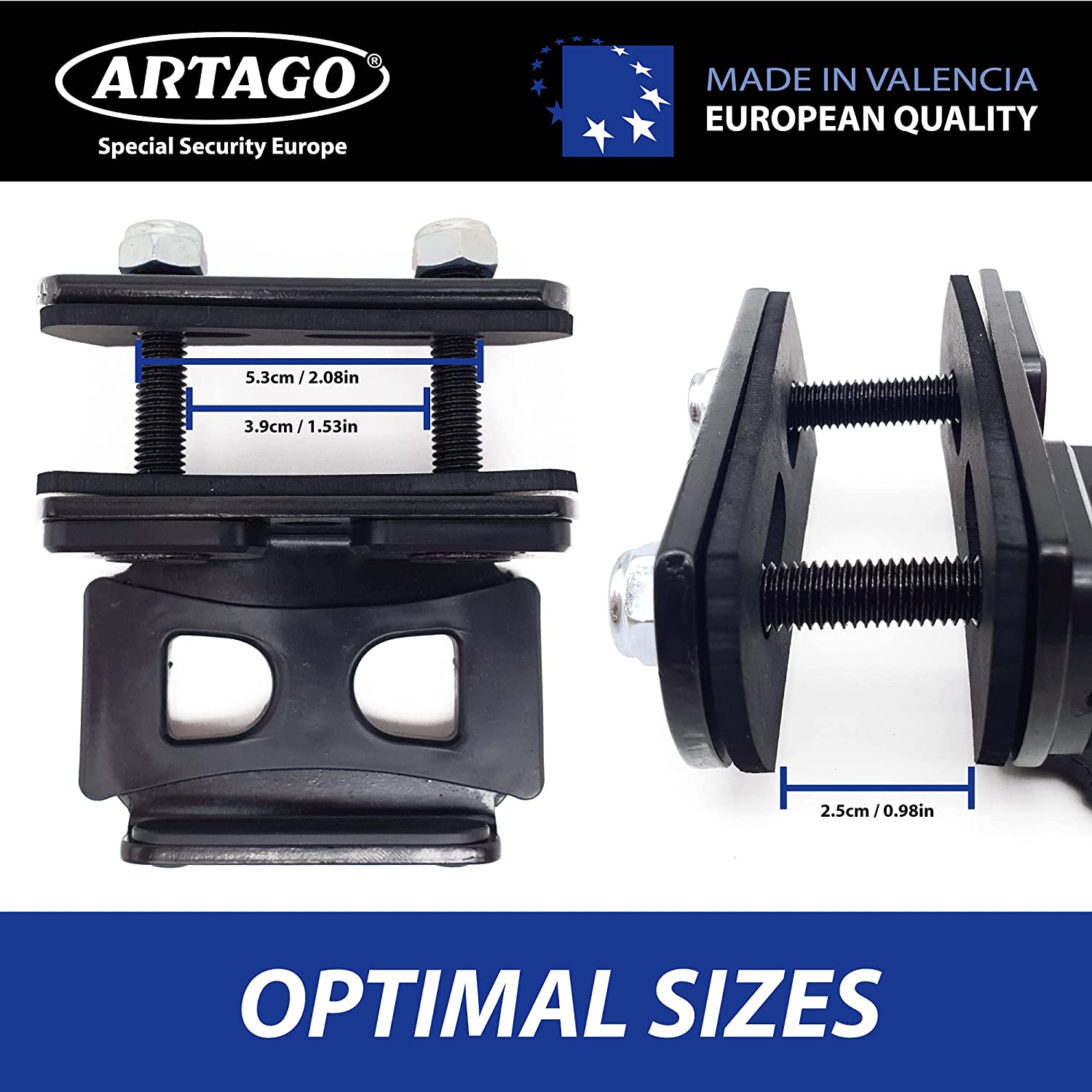 Artago Bracket 30X, UR10 for foot rest mount