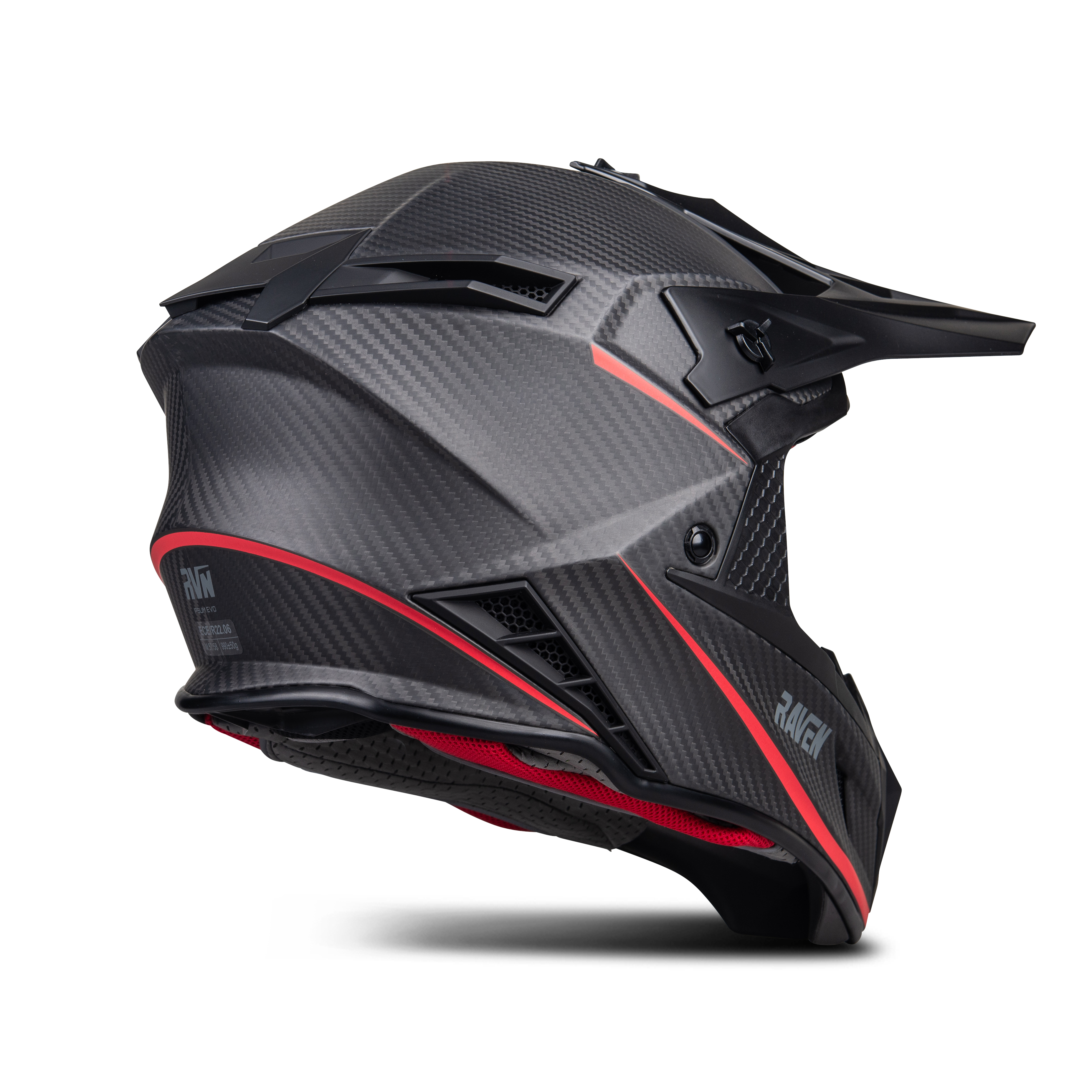 Crosshelm Raven Ipsum Evo Mat Koolstofvezel