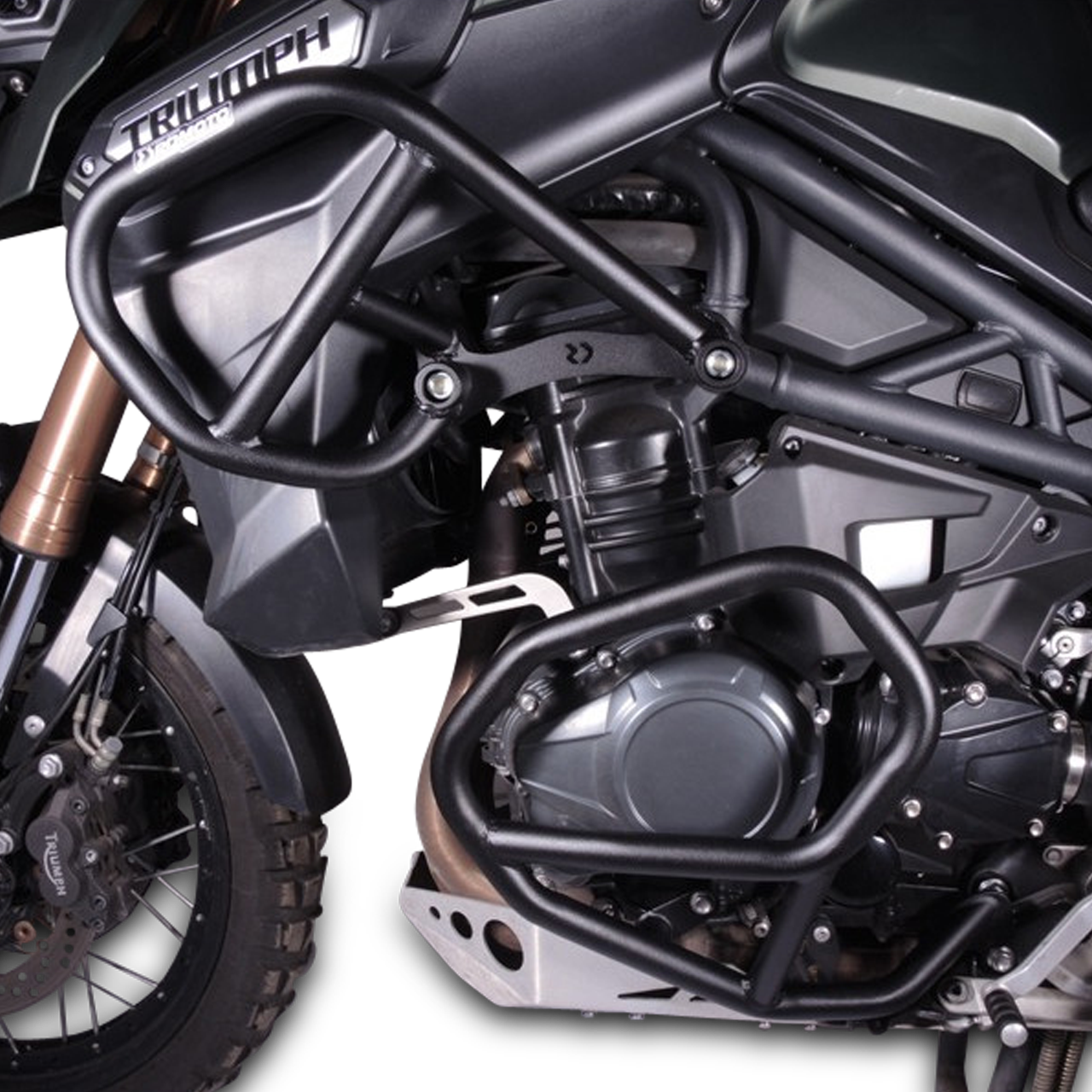 RDMOTO Upper Crash Frames Black Structured
