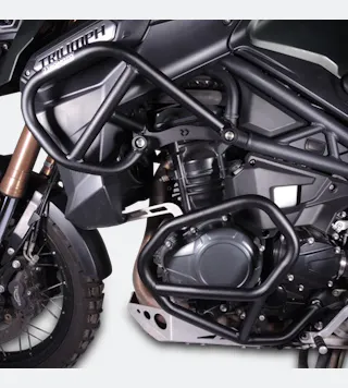 Άνω Κάγκελα Προστασίας RDMOTO Μαύρα Σαγρέ