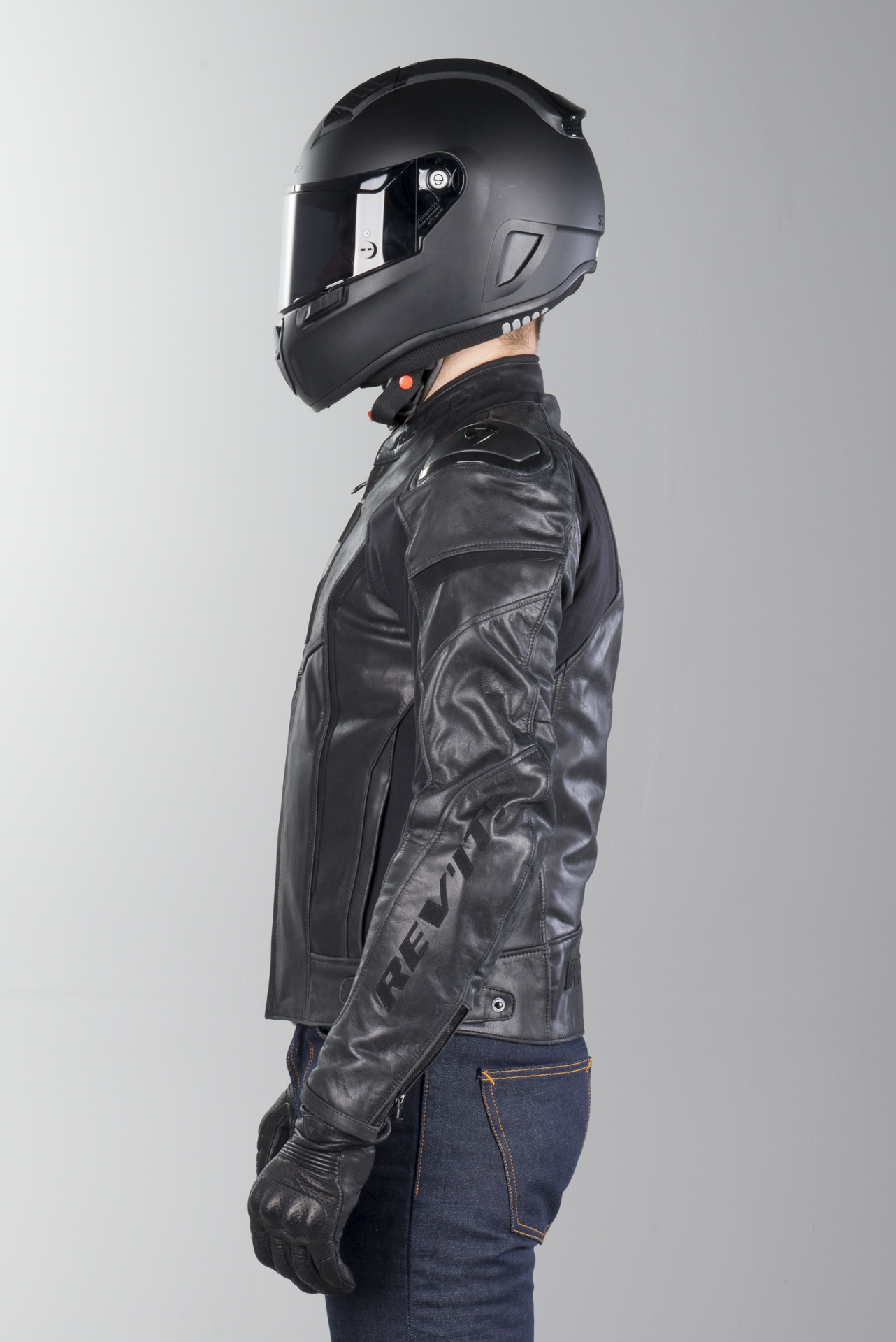 MC Jakke Rev'it Glide Vintage Svart Laveste prisgaranti MC Jakke Rev'it Glide Vintage Svart Laveste prisgaranti