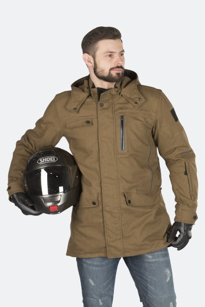 MC Jakke Alpinestars Gordon Drystar Overcoat Teak Nå 40 MC,Gordon jakke | FINN.no