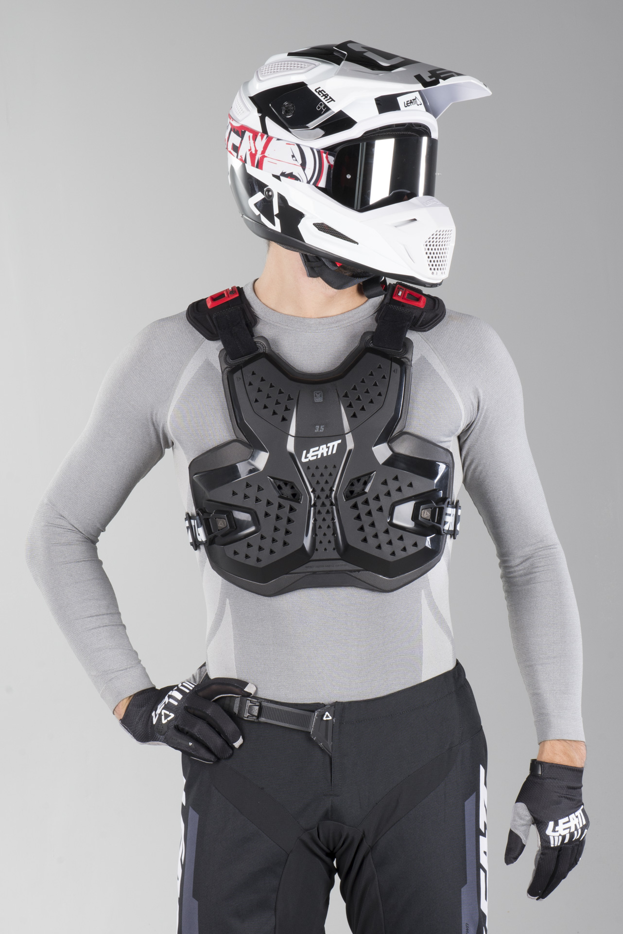 Leatt 3.5 Chest Protector Black Now 10 Savings XLmoto.eu