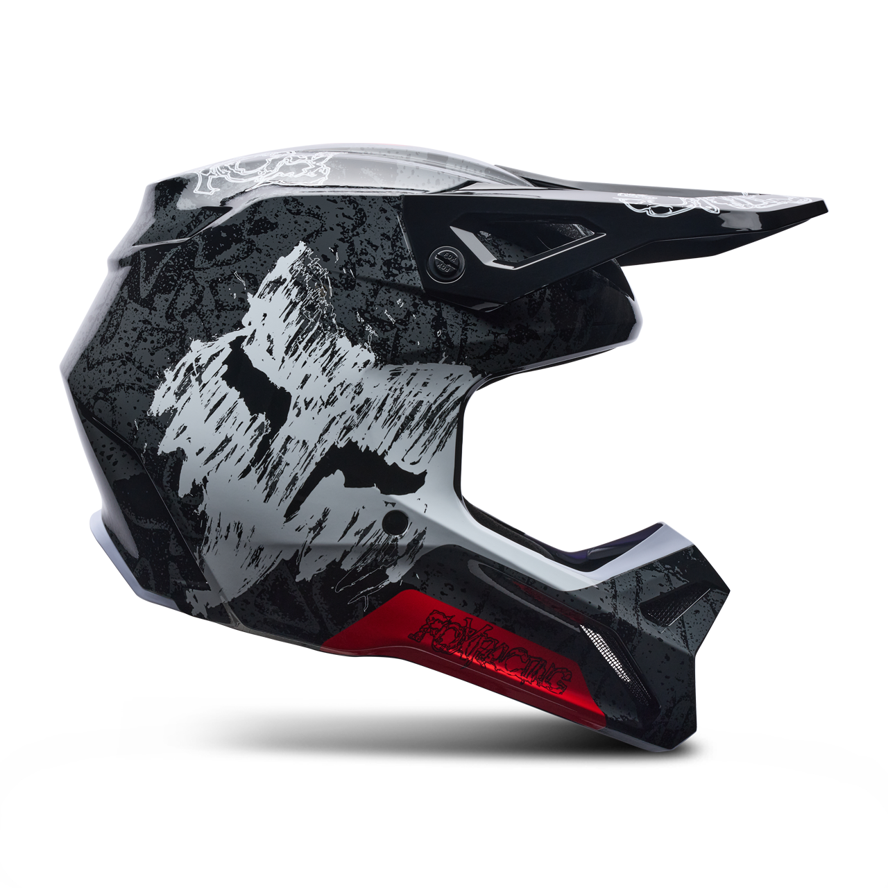 FOX V1 Abyss Youth MX Helmet