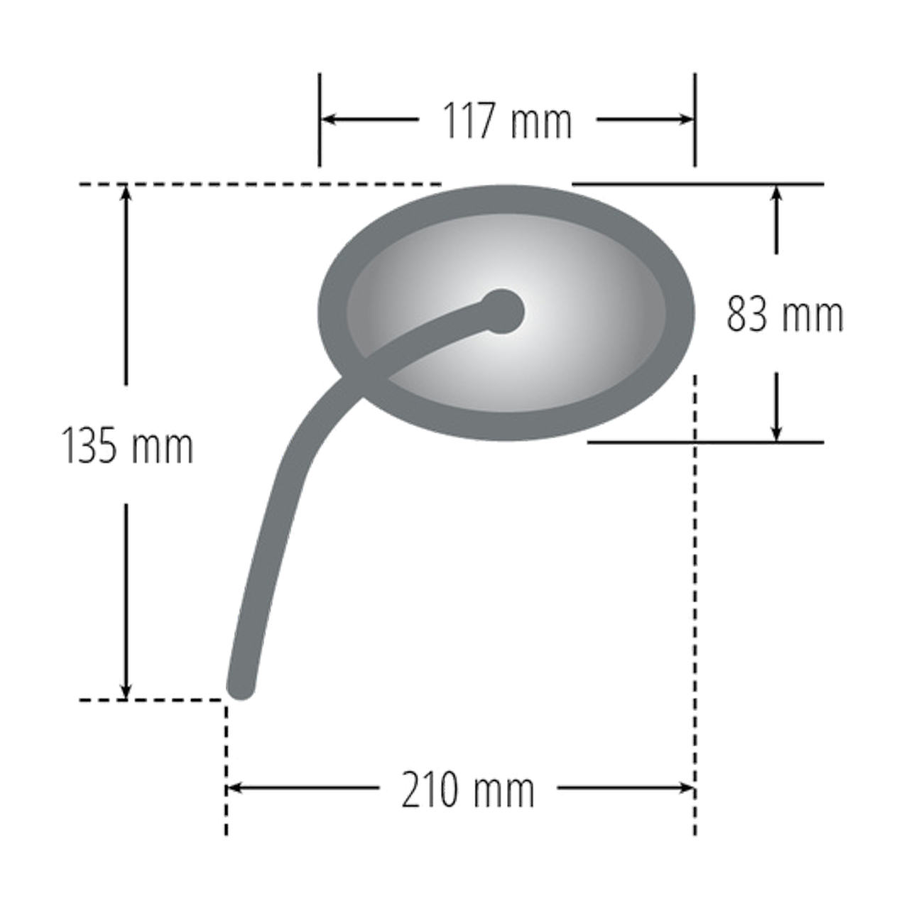 Highsider Victory Fairing Mirror