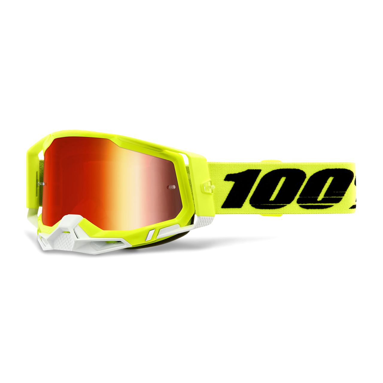 Crossbril 100% Racecraft 2 Spiegel Zilver Lens