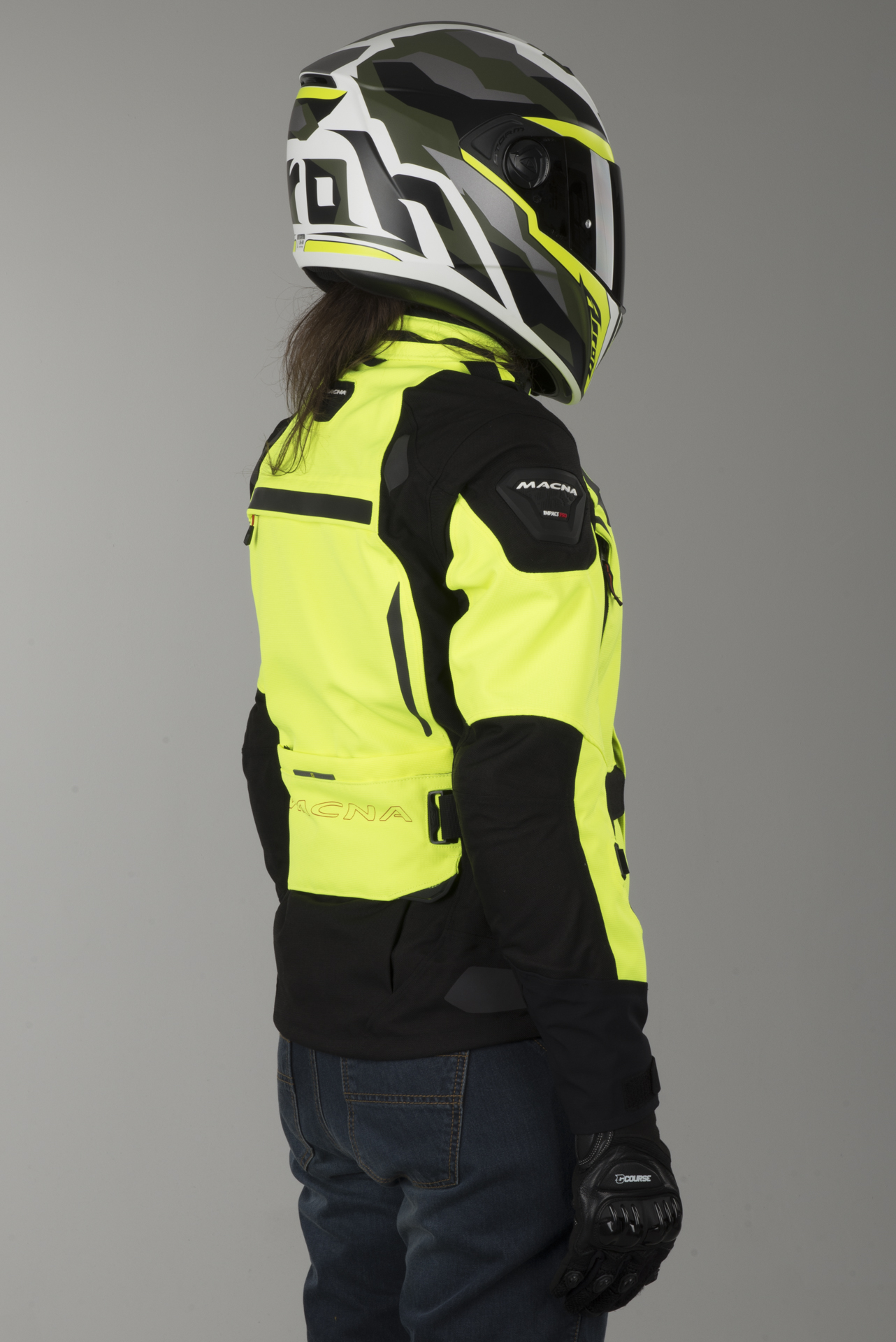 MC jakke Macna Impact Pro Dame Fluo Nå 10% Du sparer MC jakke Macna Impact Pro Dame Fluo Nå 10% Du sparer