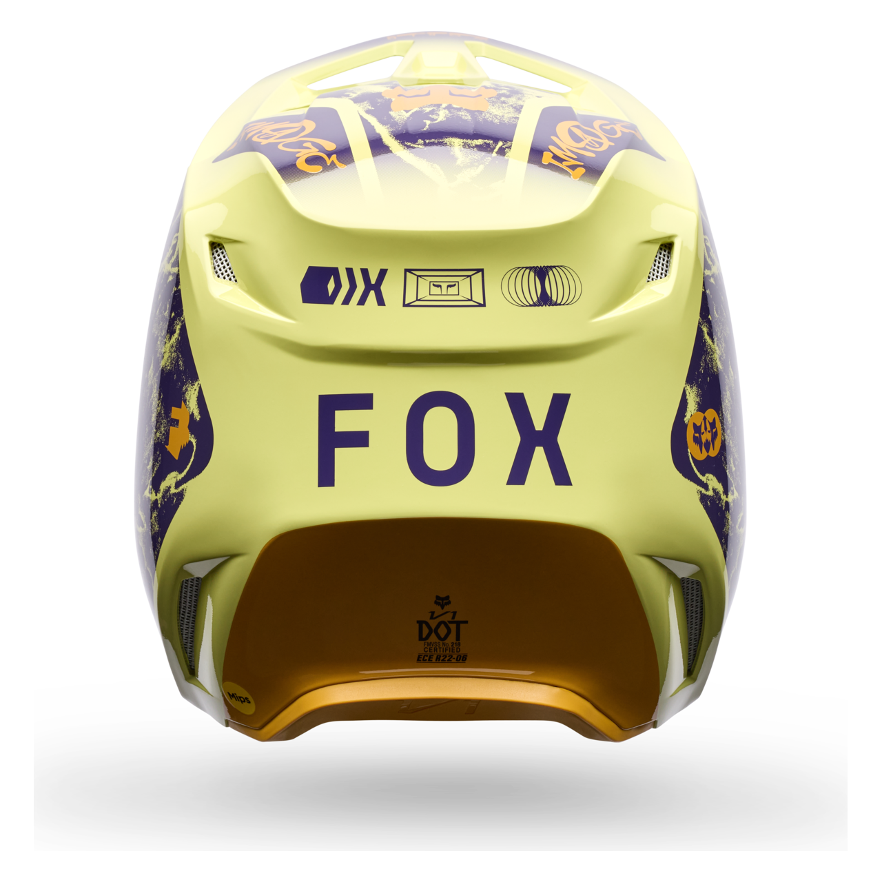 Casco MX FOX V1 Image Print