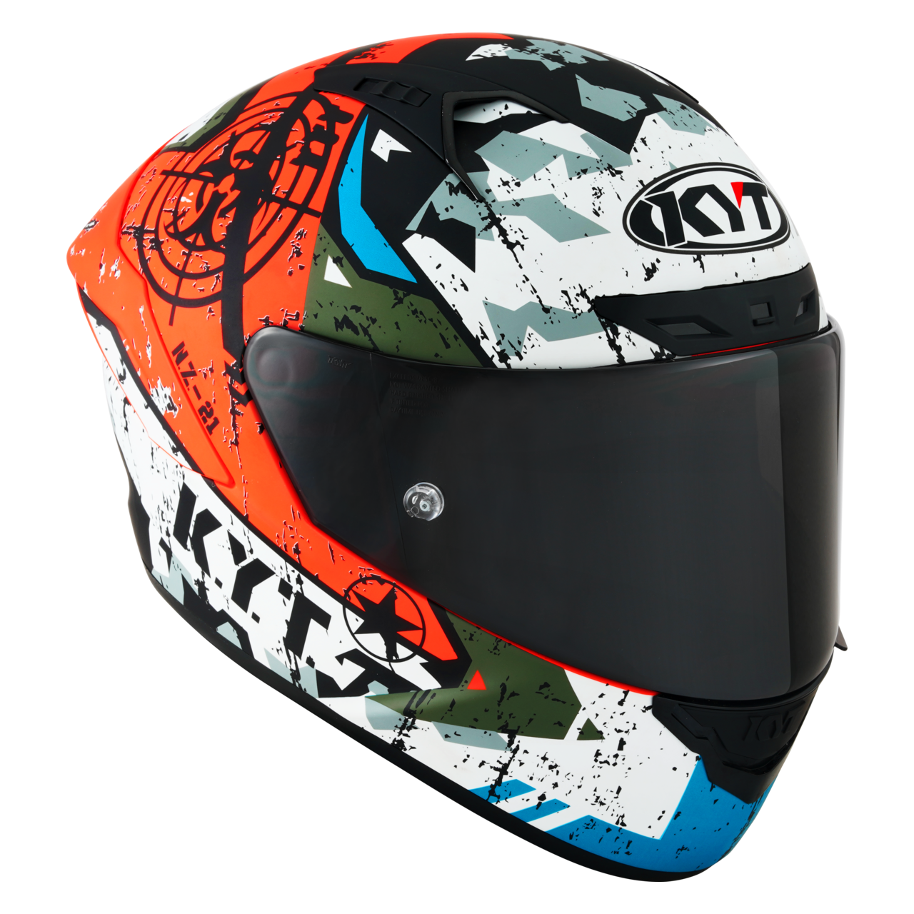Casco Integral KYT NZ Race Blazing