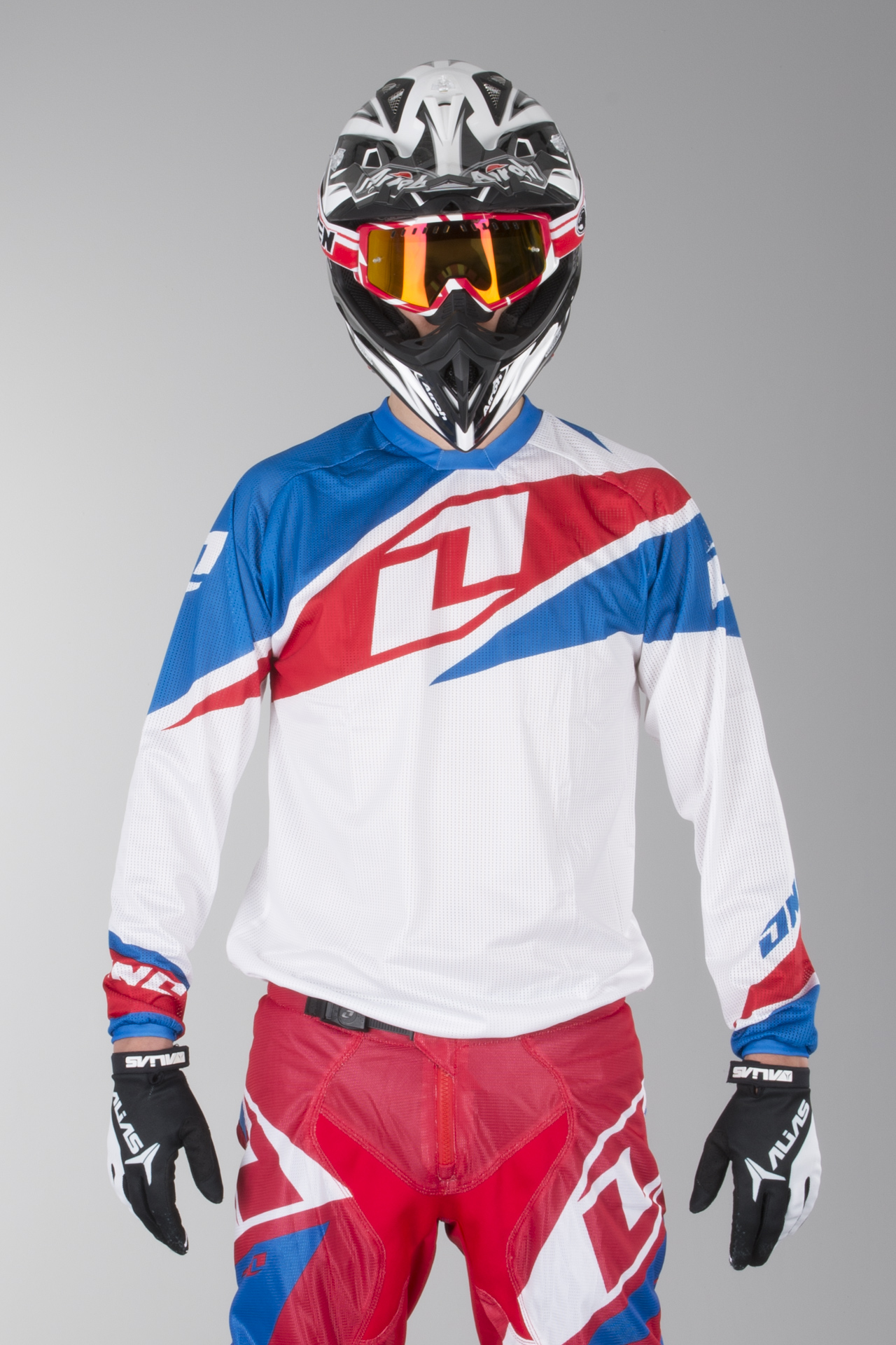 white motocross gear