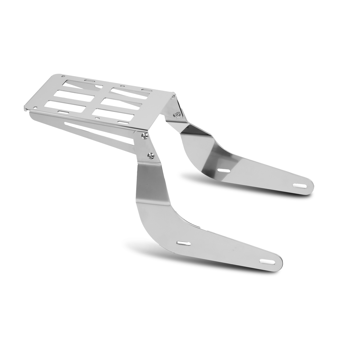 CustomAcces Non-Detachable Luggage Rack Chrome