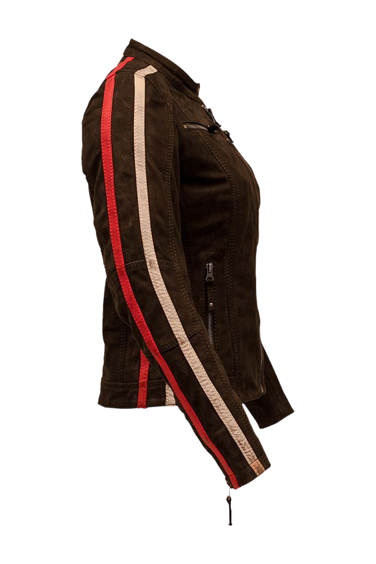 Rusty Stitches Uma Women's Motorcycle Jacket Nubuck
