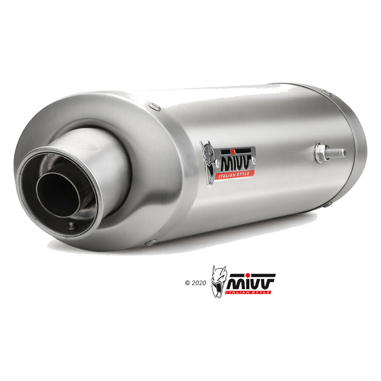 Mivv Oval Stainless Steel Silencer