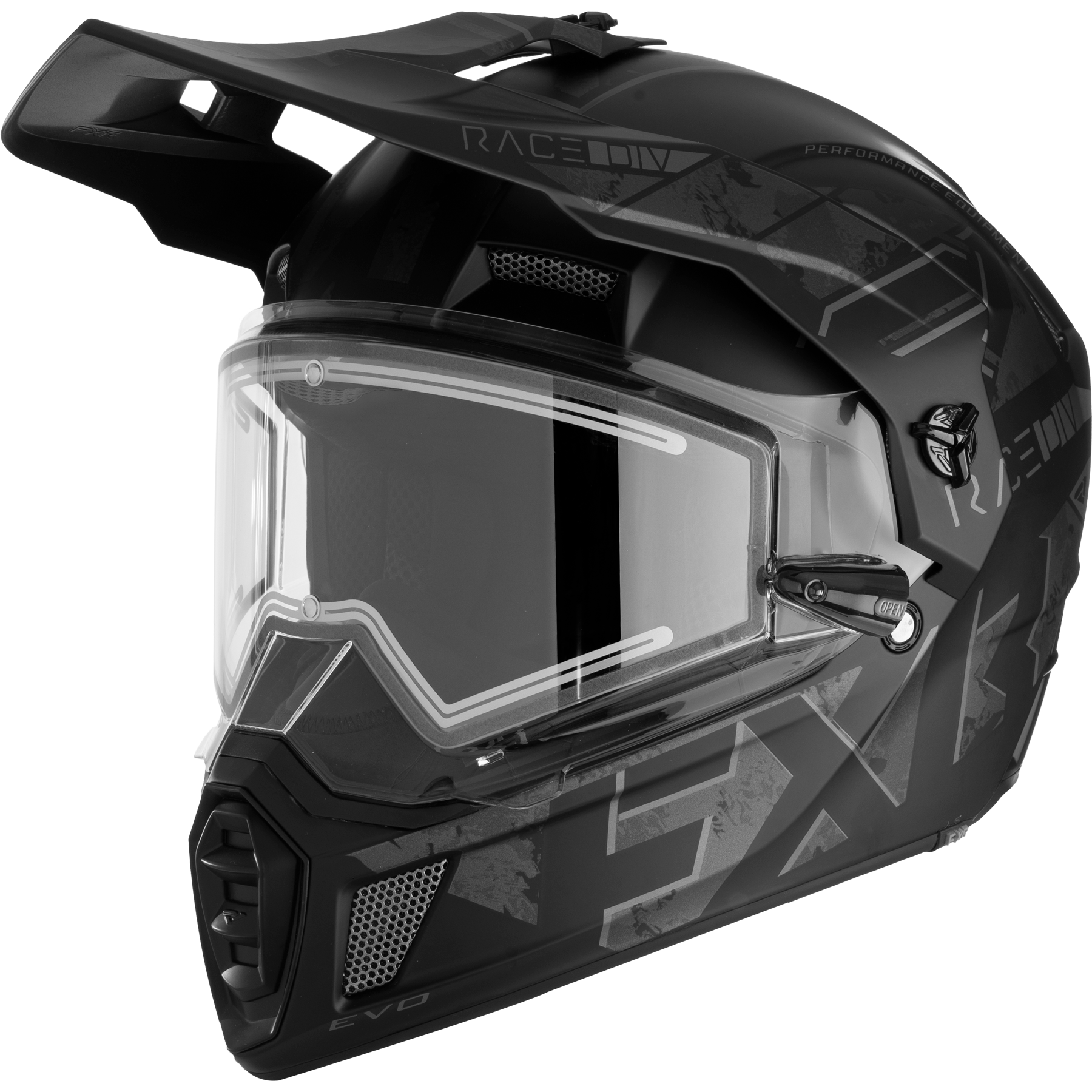 Cască Motocross FXR Clutch X Evo E Shield