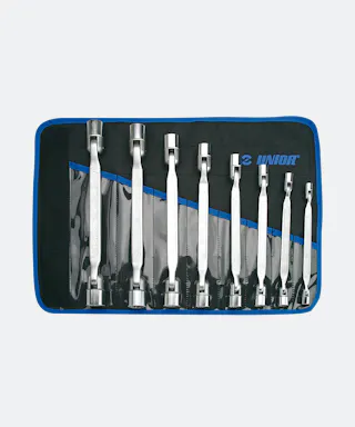 Set De Chei Tubulare Unior Cu 8 Piese Cu Borsetă Din Plastic
