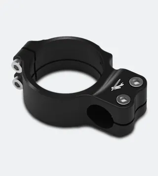Clip-Ons Ring Venstre Valter Moto Ø53, Sort