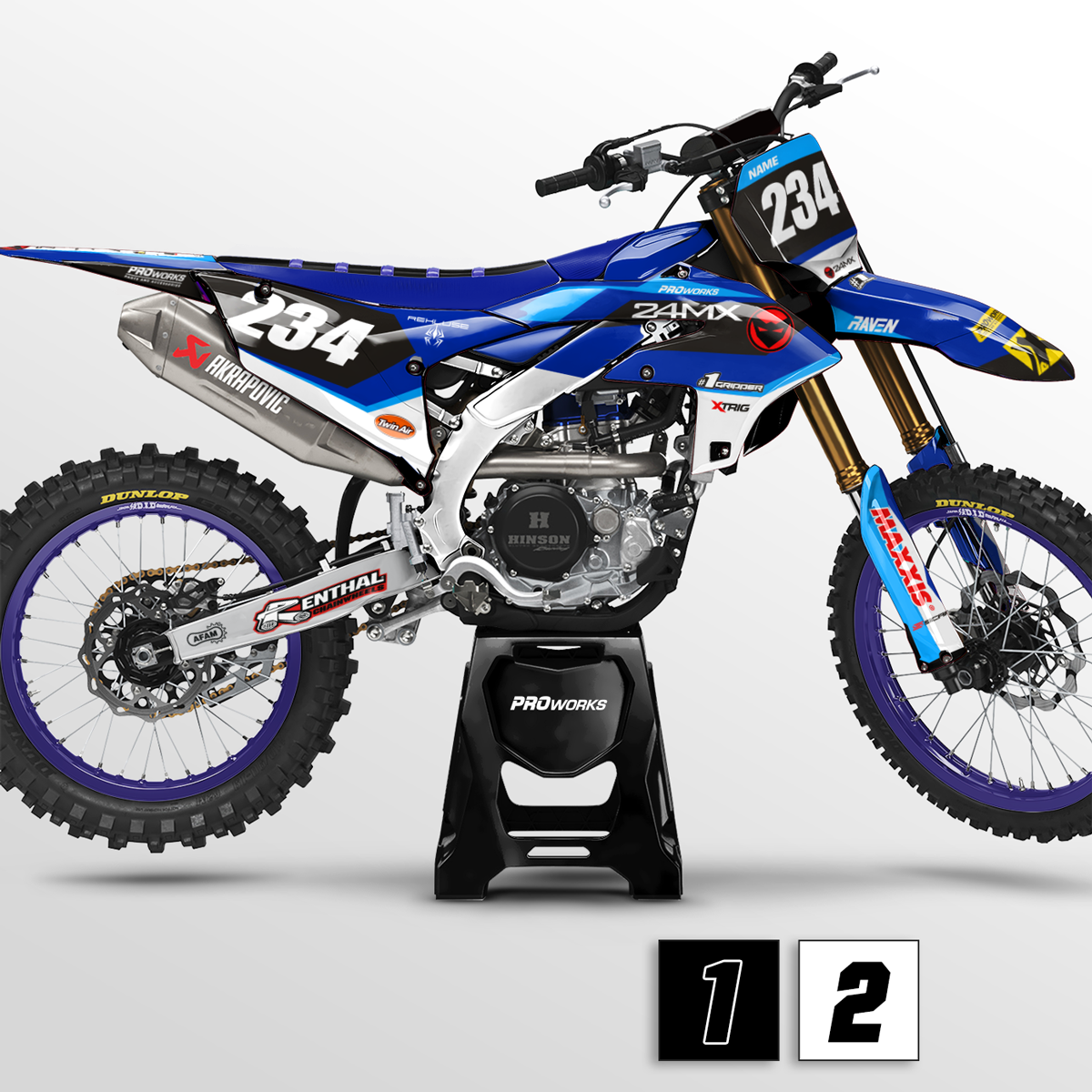 Yamaha Competition Decal Kit