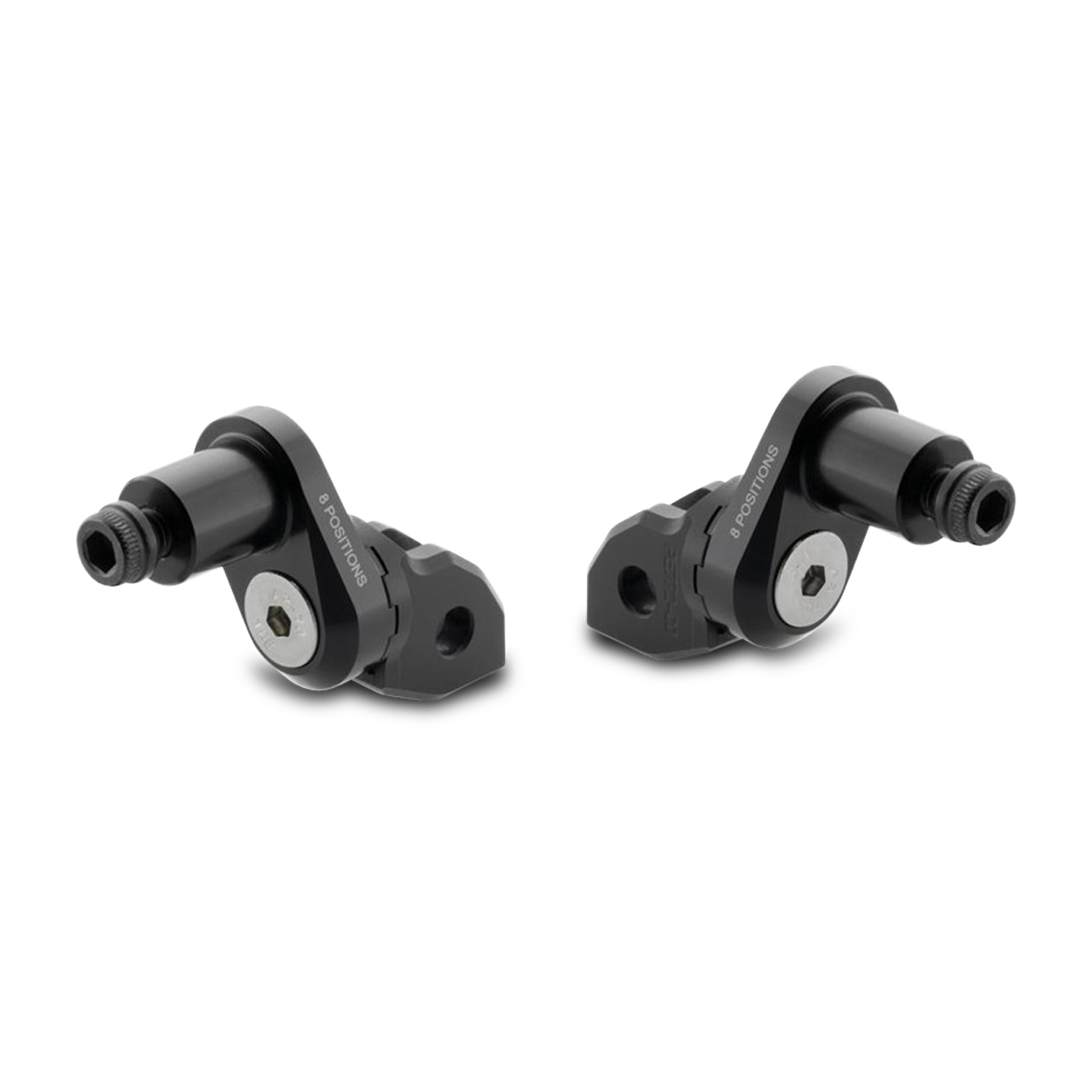 Montageset Voor Voetsteunen (Rizoma 8 posities) Zwart 18 mm