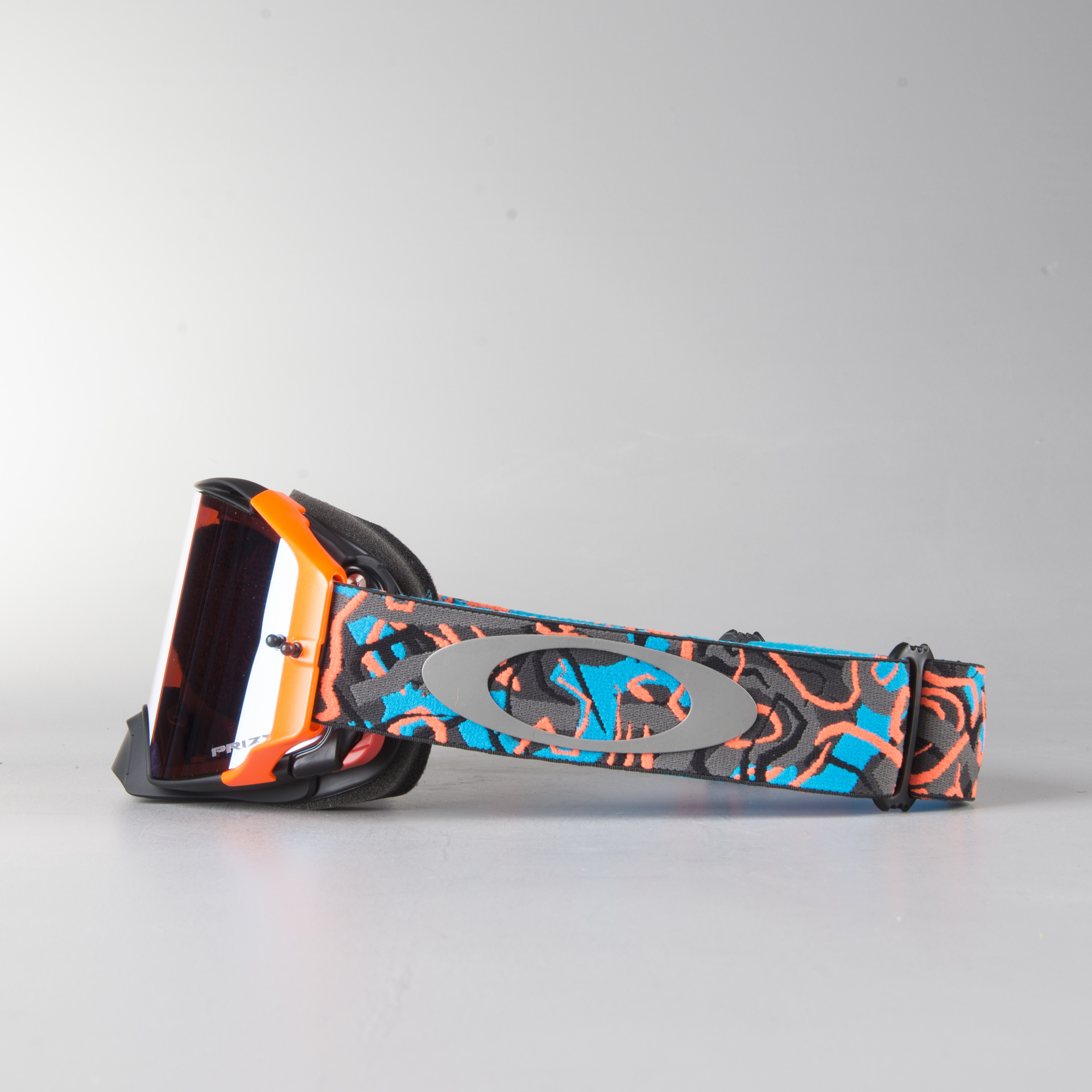 Masque Cross Oakley Airbrake Camo Vine Night Orange Bleu Masque Oakley Airbrake MX Camo Vine Night Orange Bleu Bleu