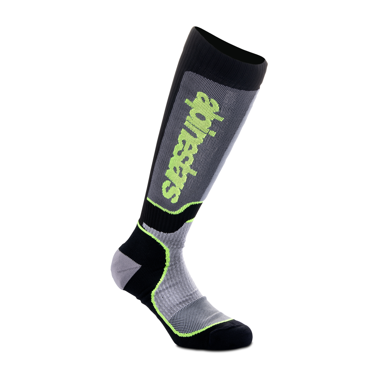 Zwart/Grijs/Geel Fluo