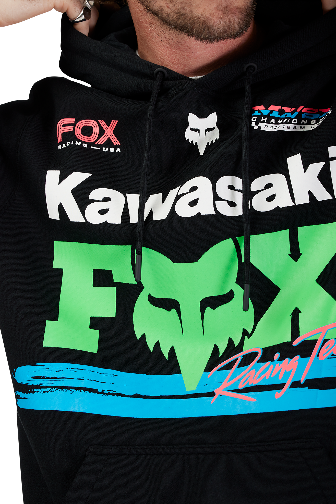 FOX Kawasaki Pullover Hoodie | 24mx