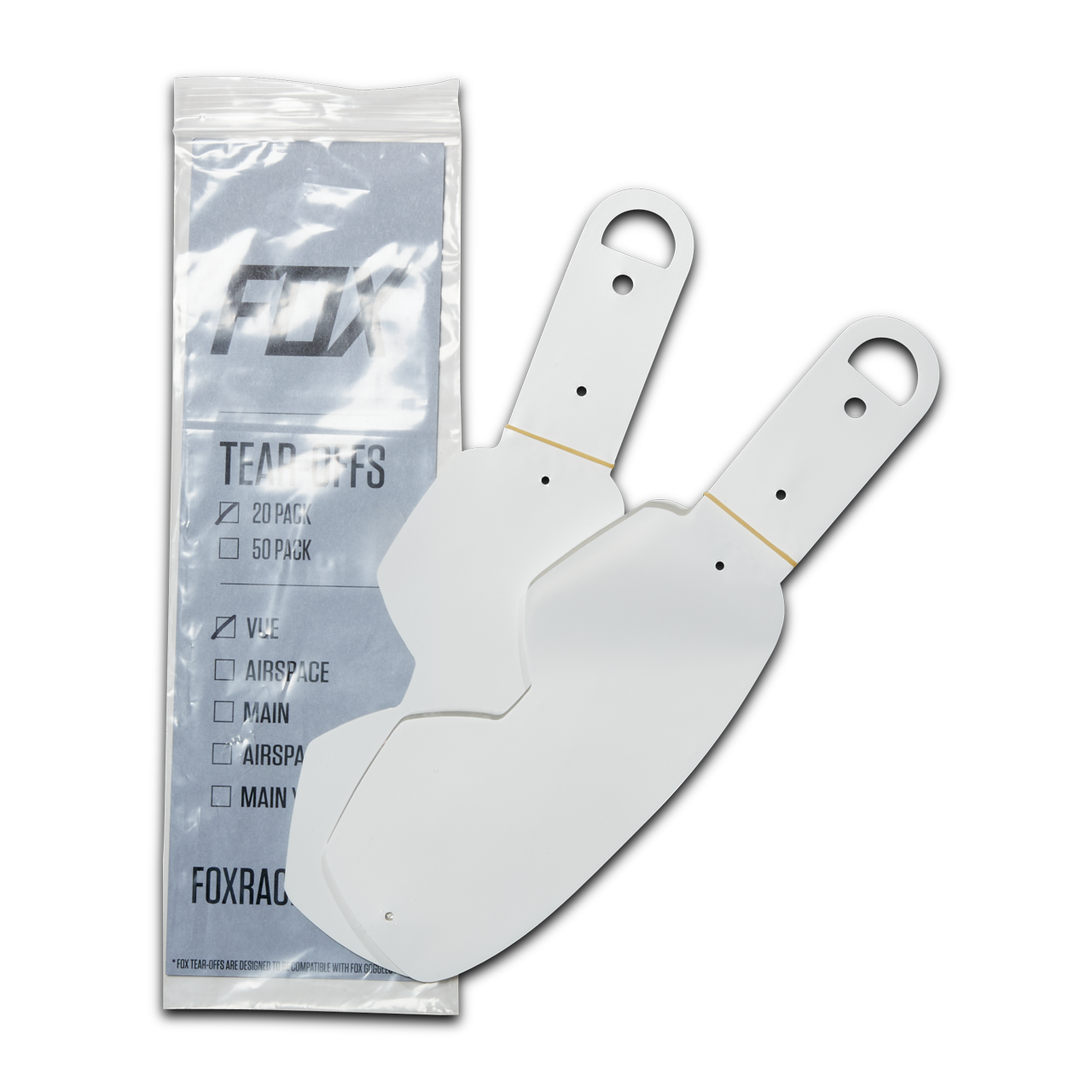 FOX Vue Standard MX Tear-Offs 20-Pack