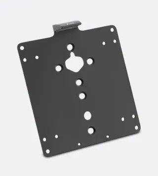 Brazo de Soporte para Placa de Matrícula Rizoma Negro