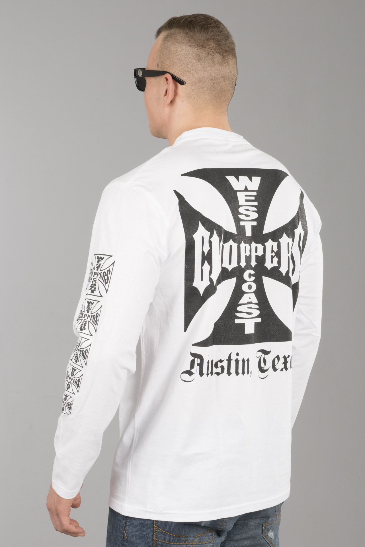 West Coast Choppers OG Cross T-Shirt Long Sleeve | 24MX