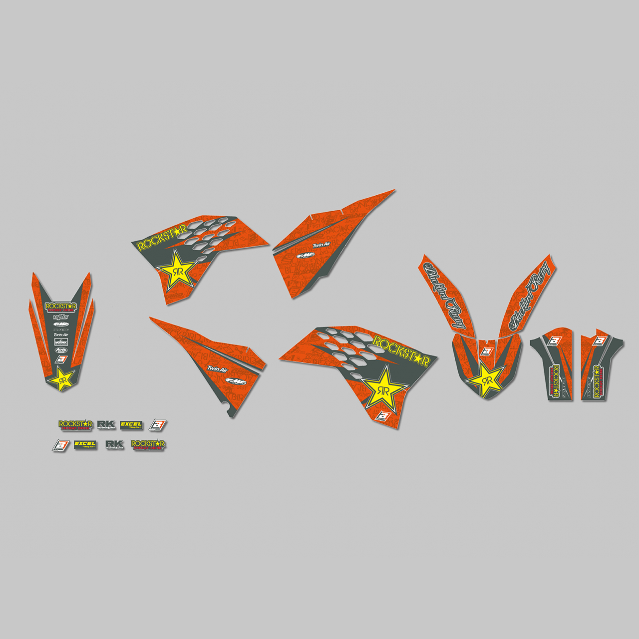 Blackbird Rockstar Energy Decal Kit