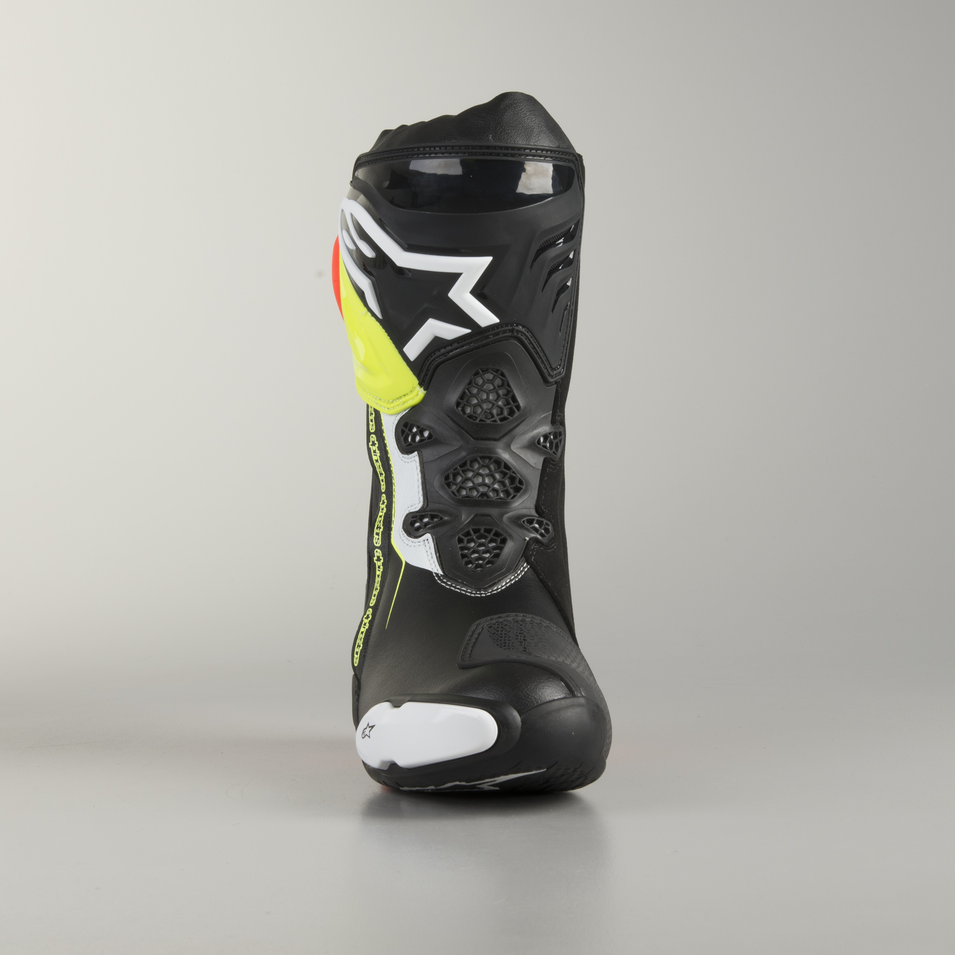 MC Saappaat Alpinestars Supertech R Musta Punainen Neon Keltainen MC Saappaat Alpinestars Supertech R Musta Punainen Neon Keltainen