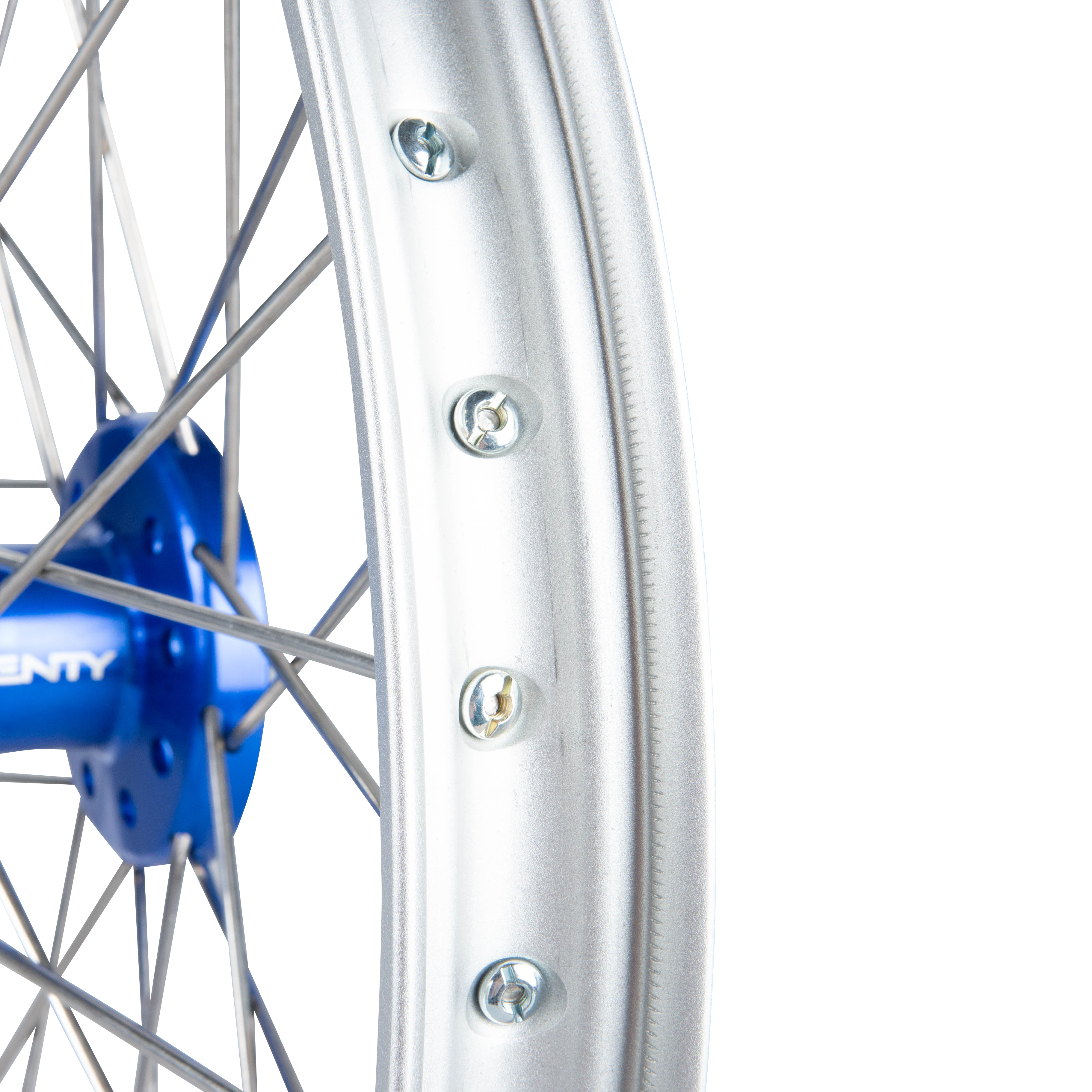 Twenty MX Front Wheel Silver-Blue 21"