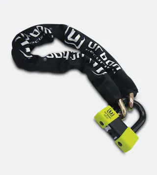 Cadeado Mini U URBAN UR73 + Corrente Ø13,5 mm Classe SRA 150 cm