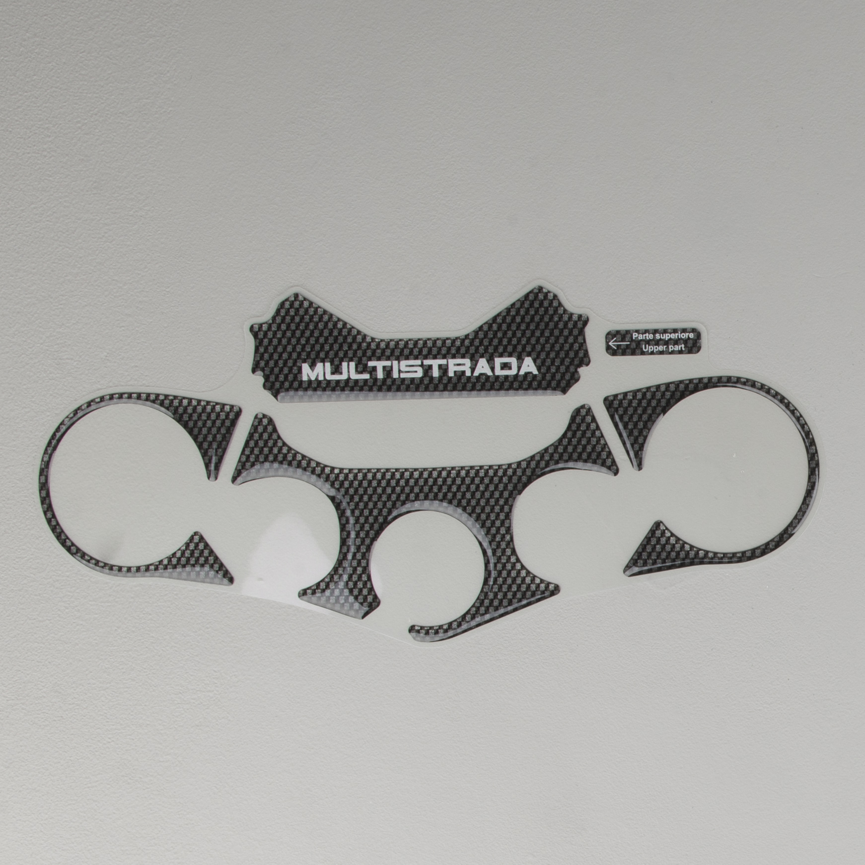 OneDesign Triple Clamp Decal Carbon
