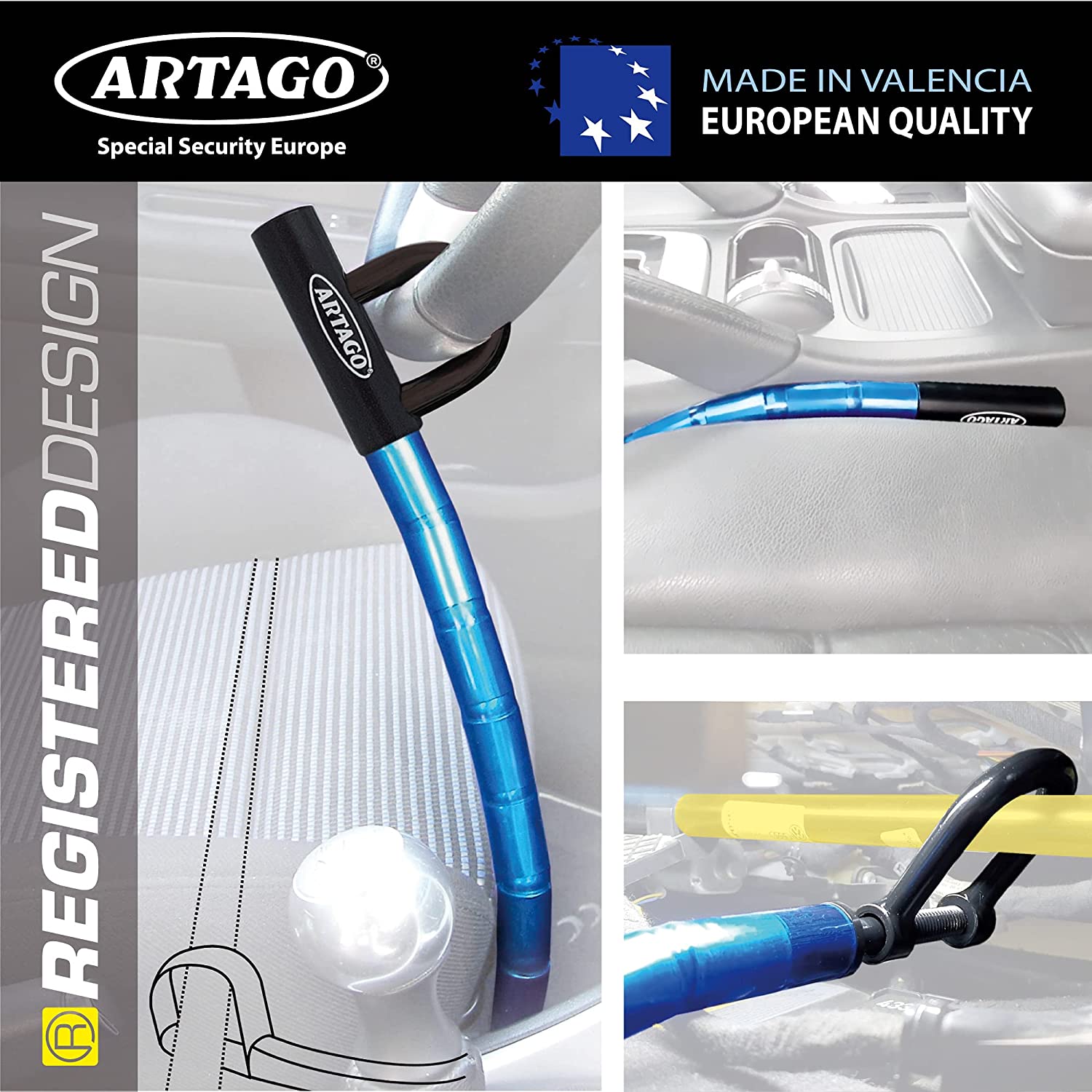 Artago U-wire lock 582/B 80cm