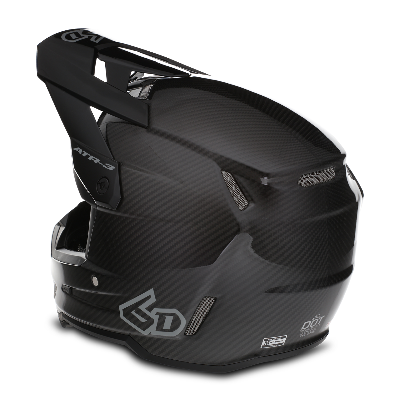 6D ATR-3 Solid MX Helmet