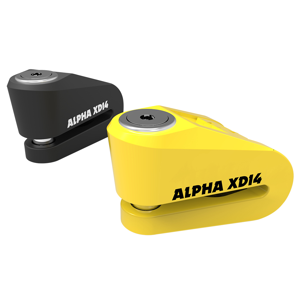 Schijfslot Oxford Alpha Xa14 Alarm Zwart/Zwart