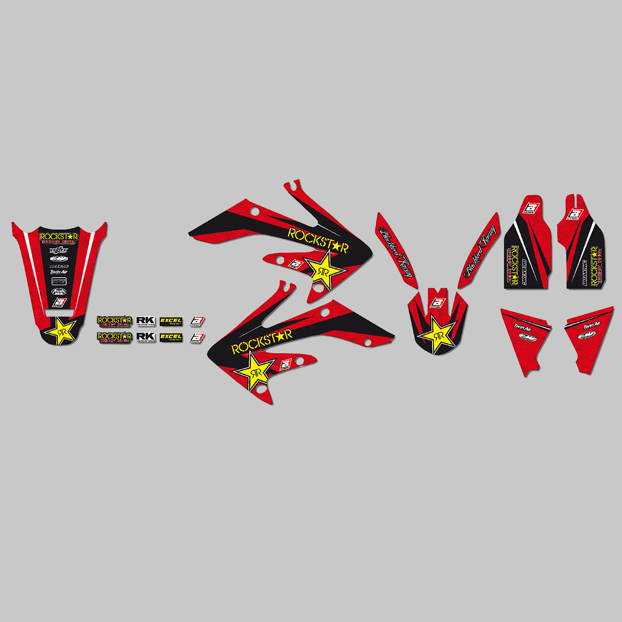 Blackbird Rockstar Energy Decal Kit