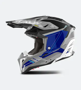 Motokrosová Helma Airoh Aviator 3 Saber Lesklá