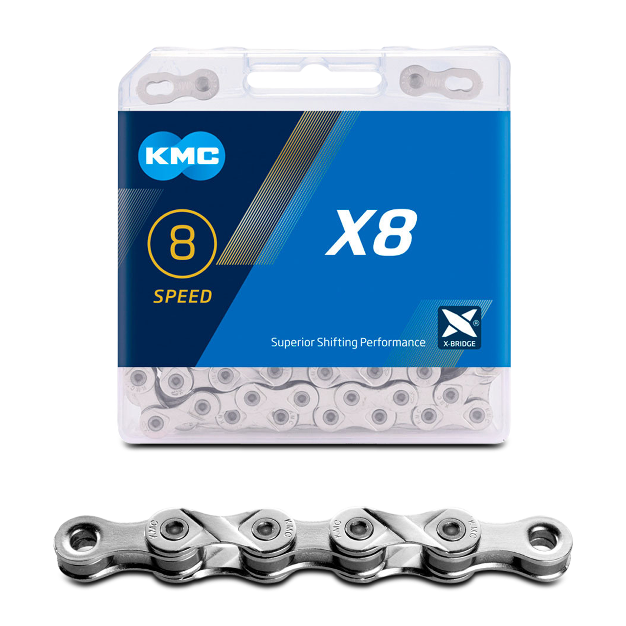 Ketting KMC X8 6/7/8-Speed Zilver