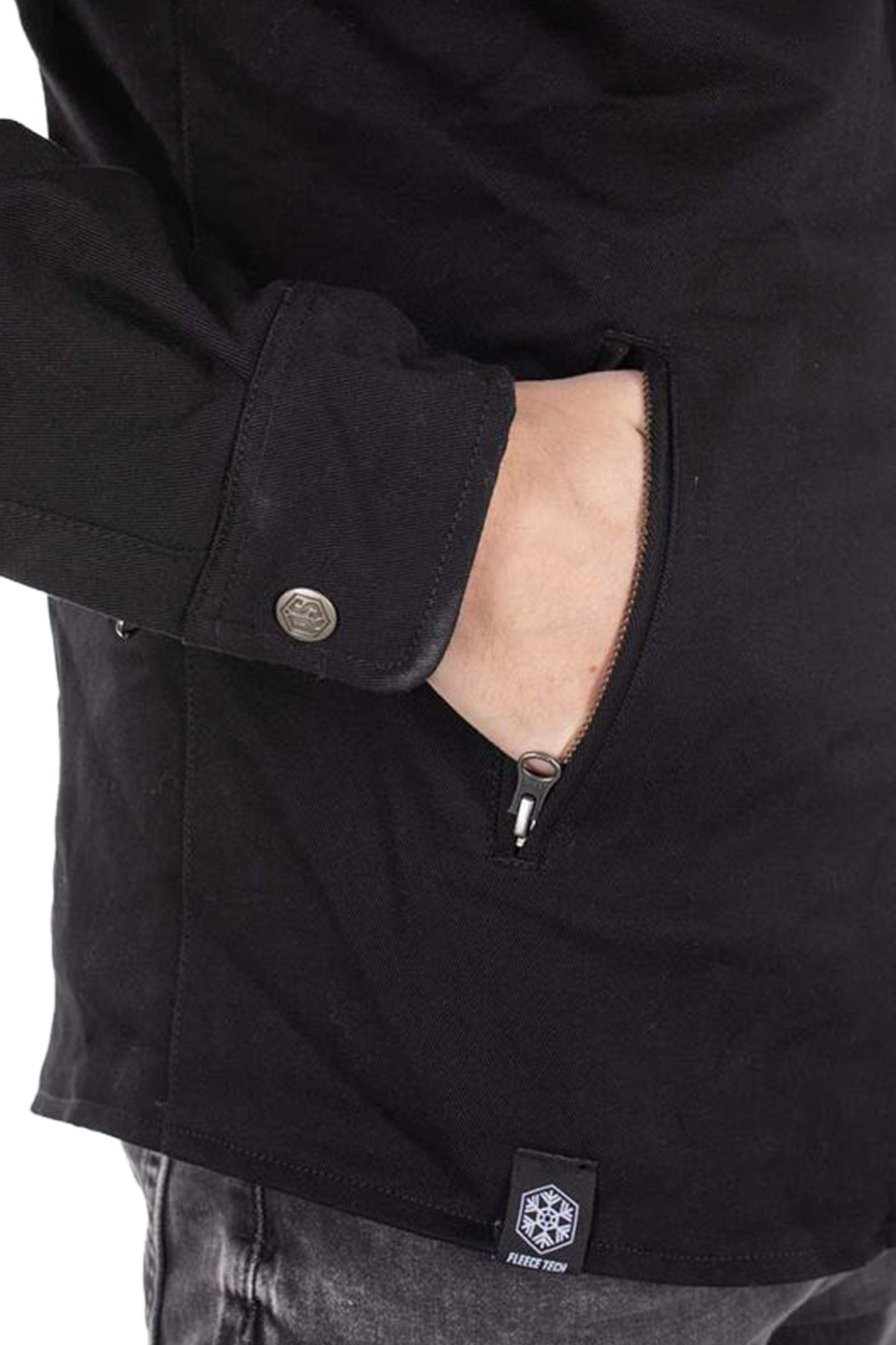 Rusty Stitches Dean Fleece tech MC Jacket