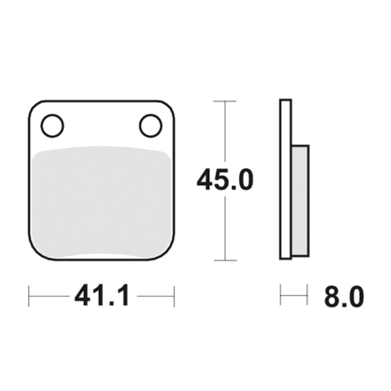 SBS Scooter Ceramic Brake Pads 