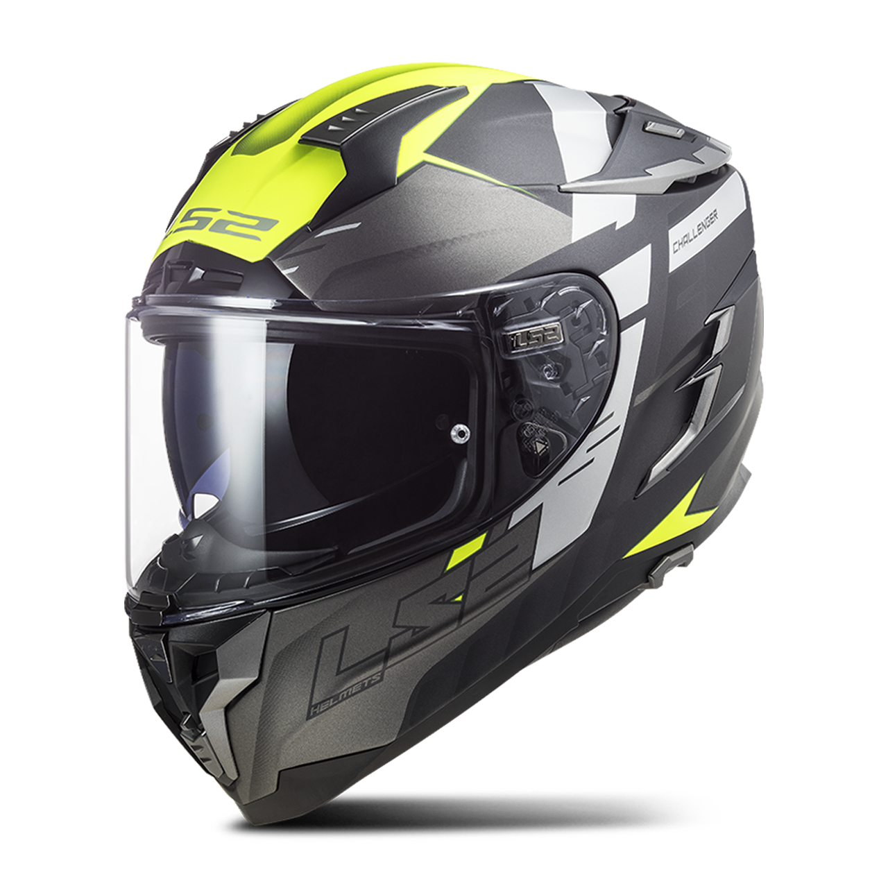 Integraalhelm LS2 FF327 Challenger Allert Titan-Hivis