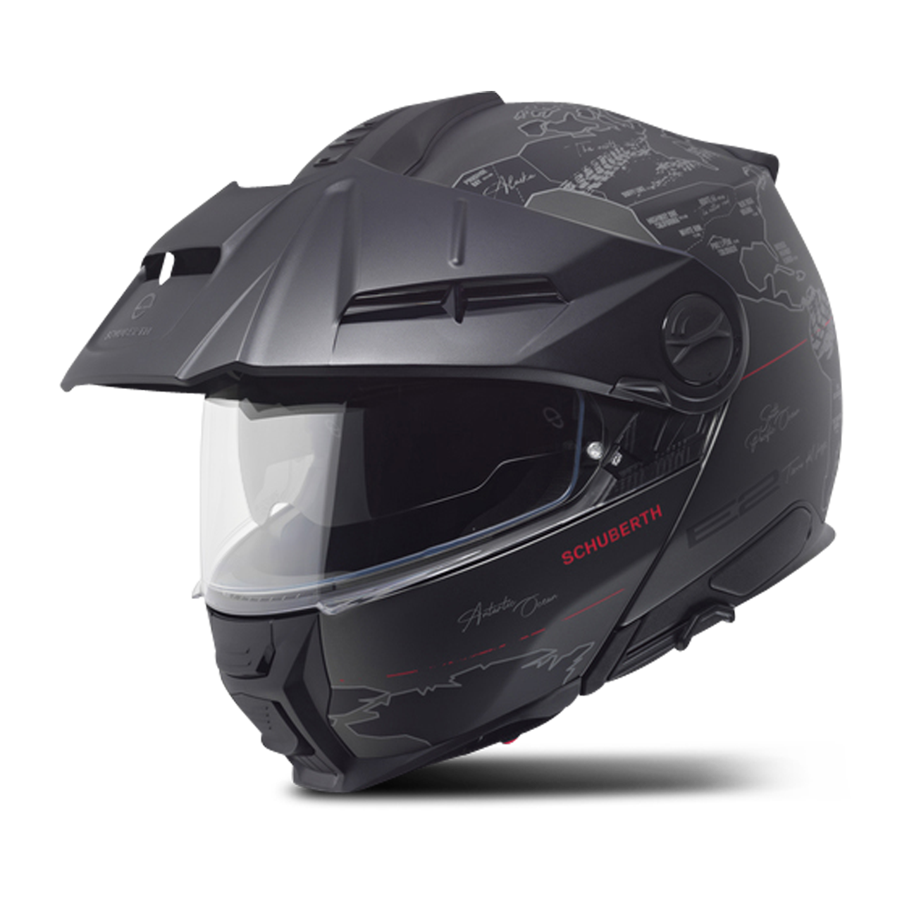 Schuberth E2 Öppningsbar Hjälm Antracit""