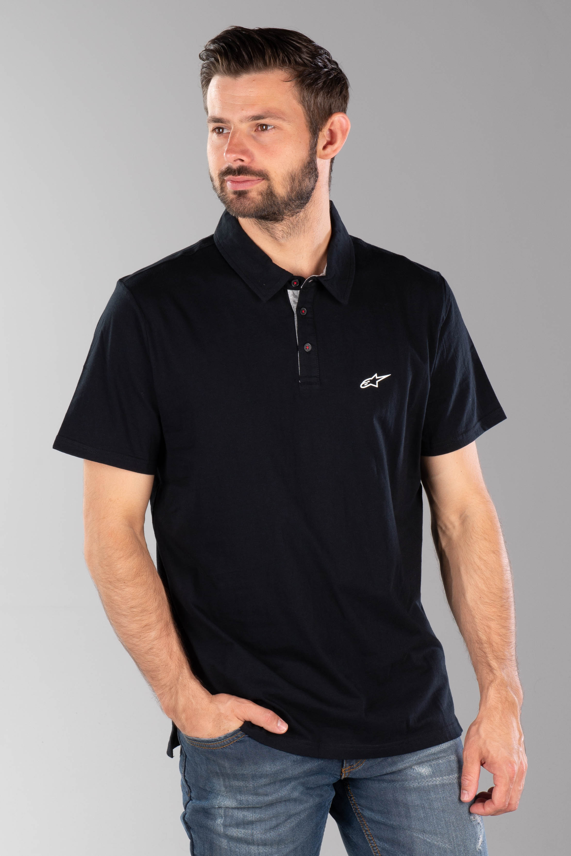 cheap black polo