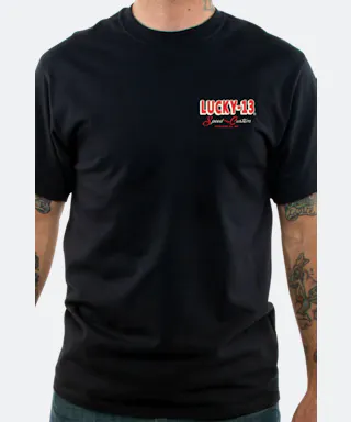 T-shirt Lucky 13 The Hotrod Wolf