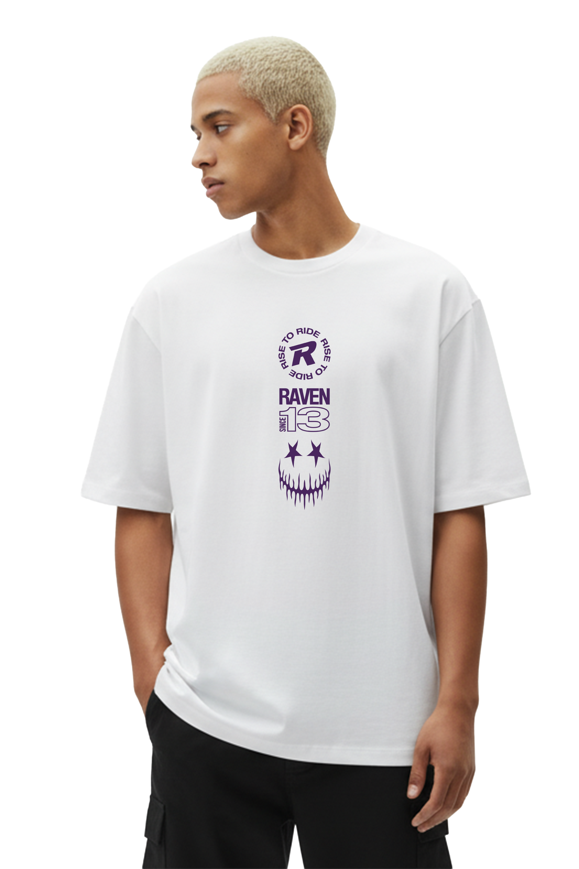 Raven Rave Oversize T-Shirt