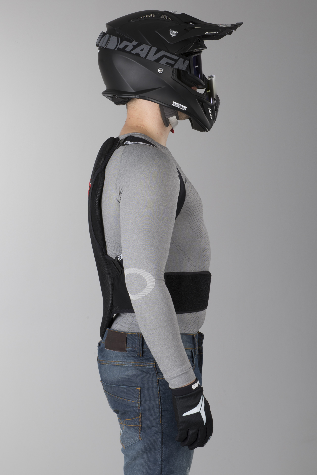 Alpinestars Nucleon KR-2 Back Protector Black-White