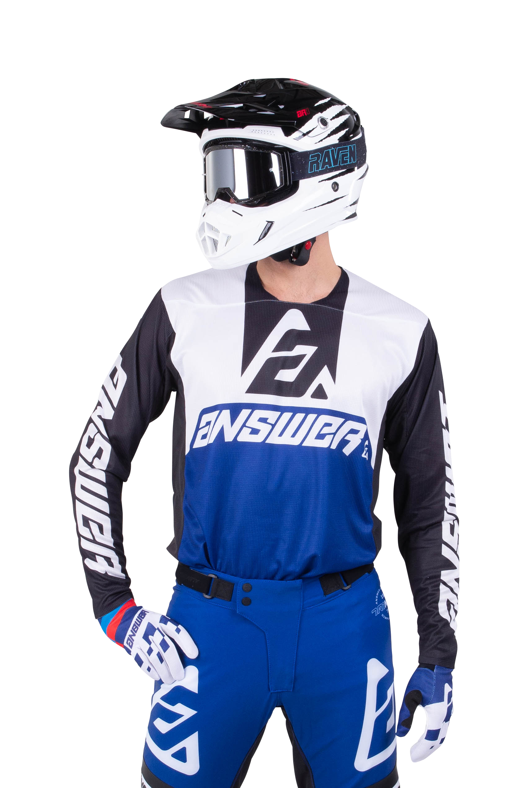 Camiseta de Cross Answer Racing Trinity Voyd Reflex