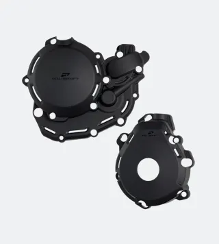 Embrague del kit Polisport y Cubierta de Encendido