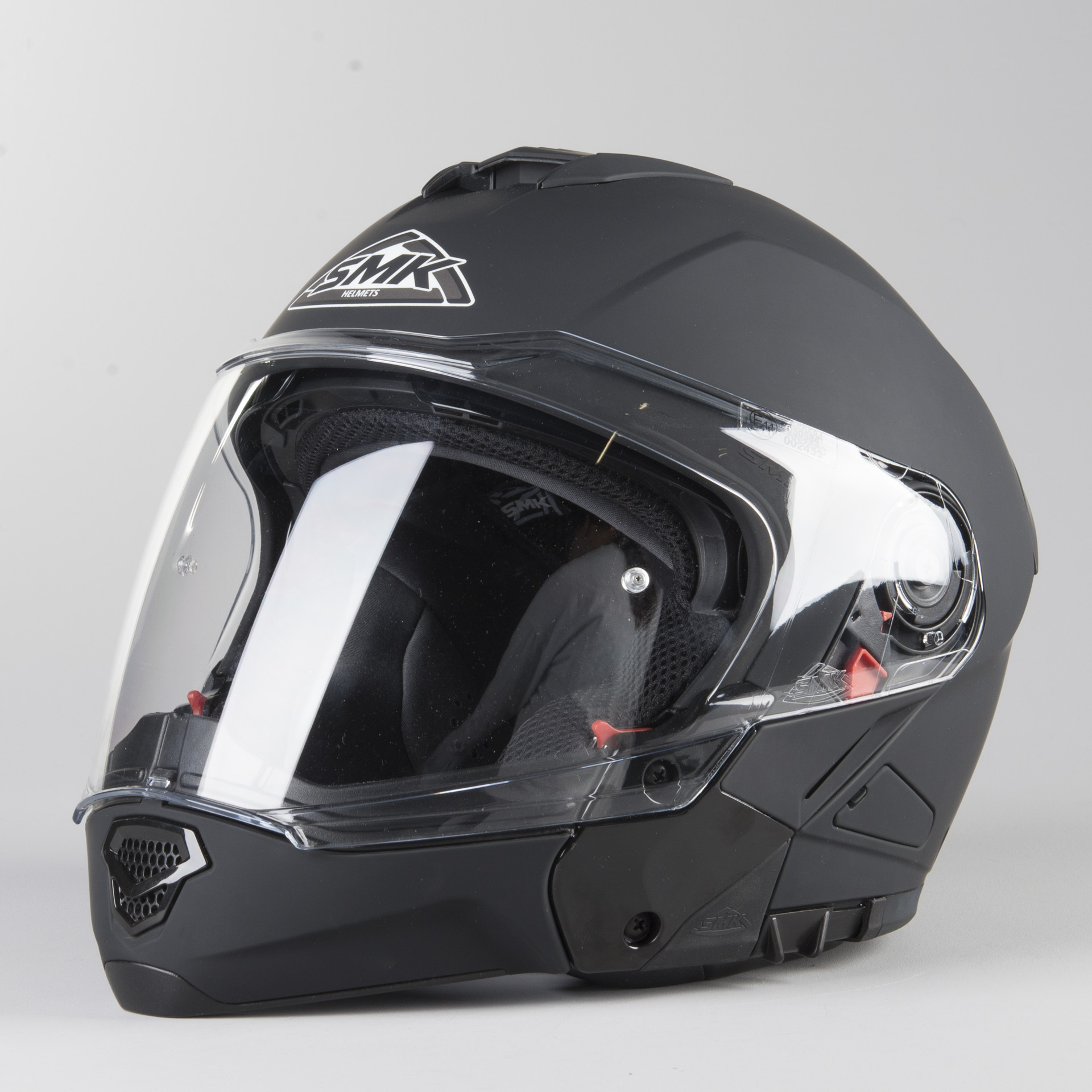 SMK Hybrid Helmet Black Price Match Guarantee XLmoto.co.uk
